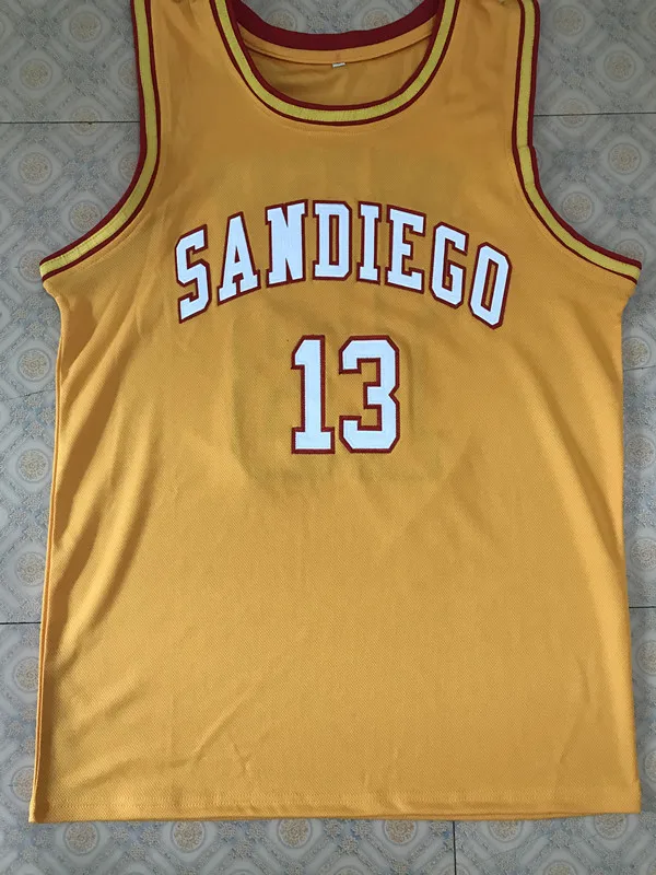 

13 Magic Johnson san diego Throwback Basketball Jerseys, Men's Double Stitched Embroidery Jersey