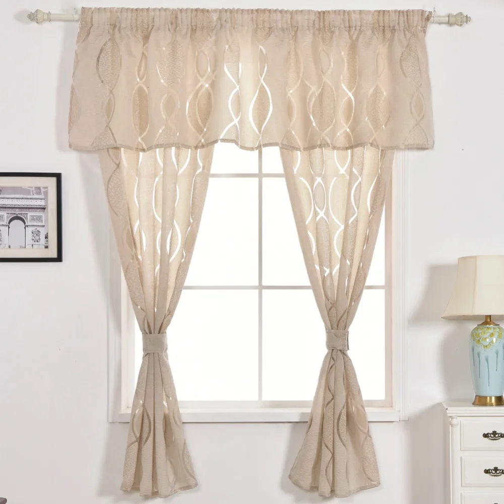 Жаккардовые короткие занавески NAPEARL для кухни дома гостиной дверей балкона окон