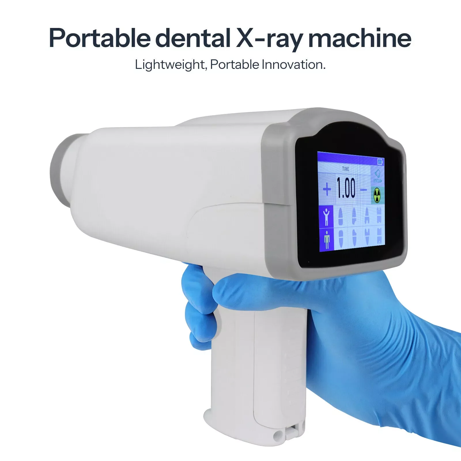 Портативная стоматологическая система изображения RayX Machine работает с датчиком X