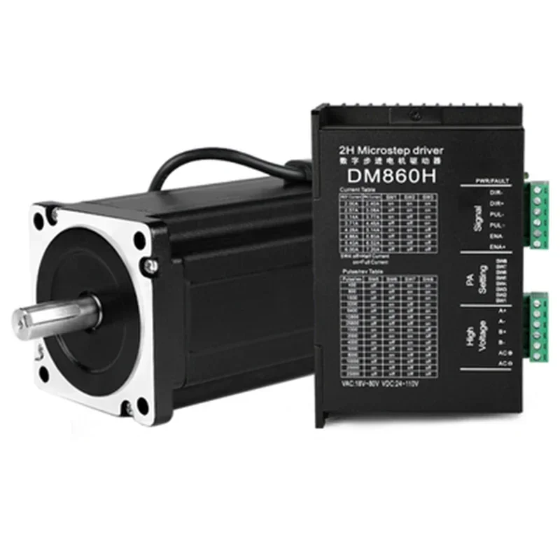 3-осевой фрезерный станок с ЧПУ шаговый двигатель Nema 34 + сервопривод DM860H 4-осевая