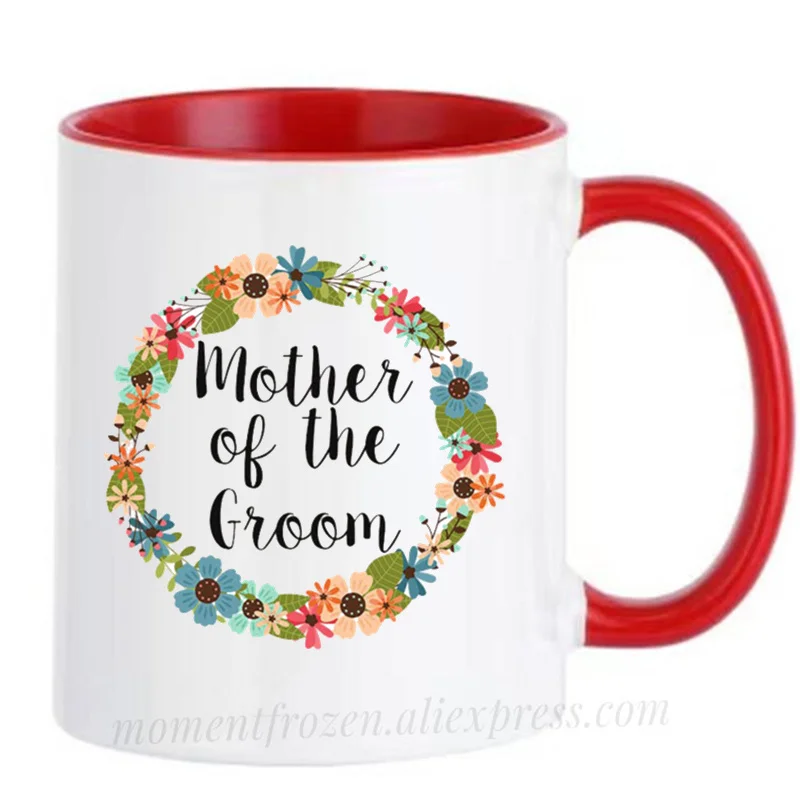 

Mother of the Groom Mugs Xmas Christmas Mugs for Women Mum Wedding Engagement Bride Mugen Design Your Own Wife Husband Marry Cup