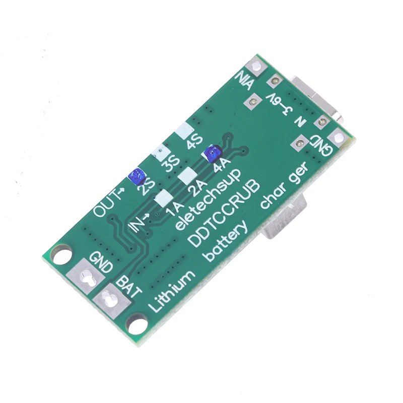 Type C BMS 2S 3S 4S 1A 2A 4A 18650 литиевая батарея модуль зарядного устройства USB Повышающий