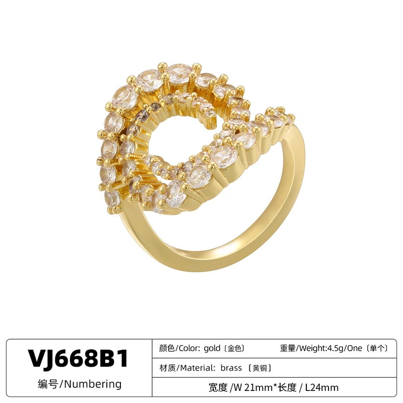 Женское кольцо ZHUKOU