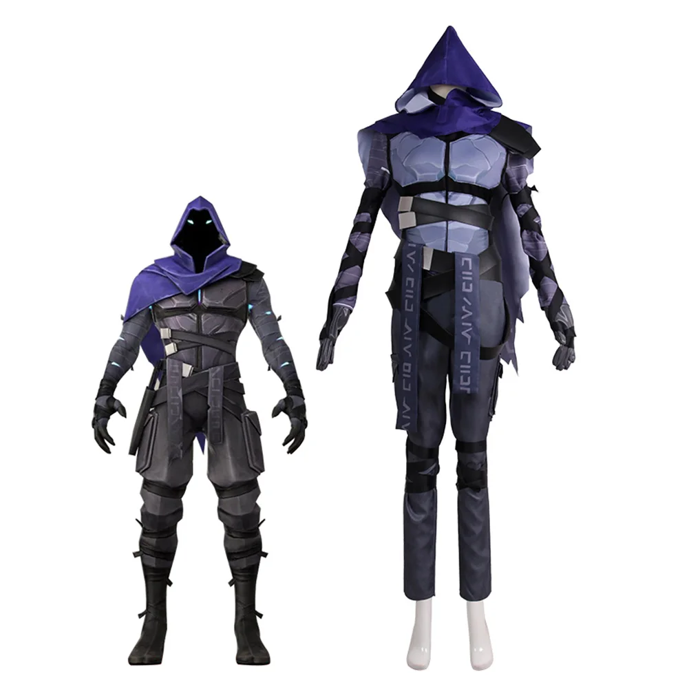 

Valorant Omen Cosplay Costume Outfits Halloween Carnival Suit