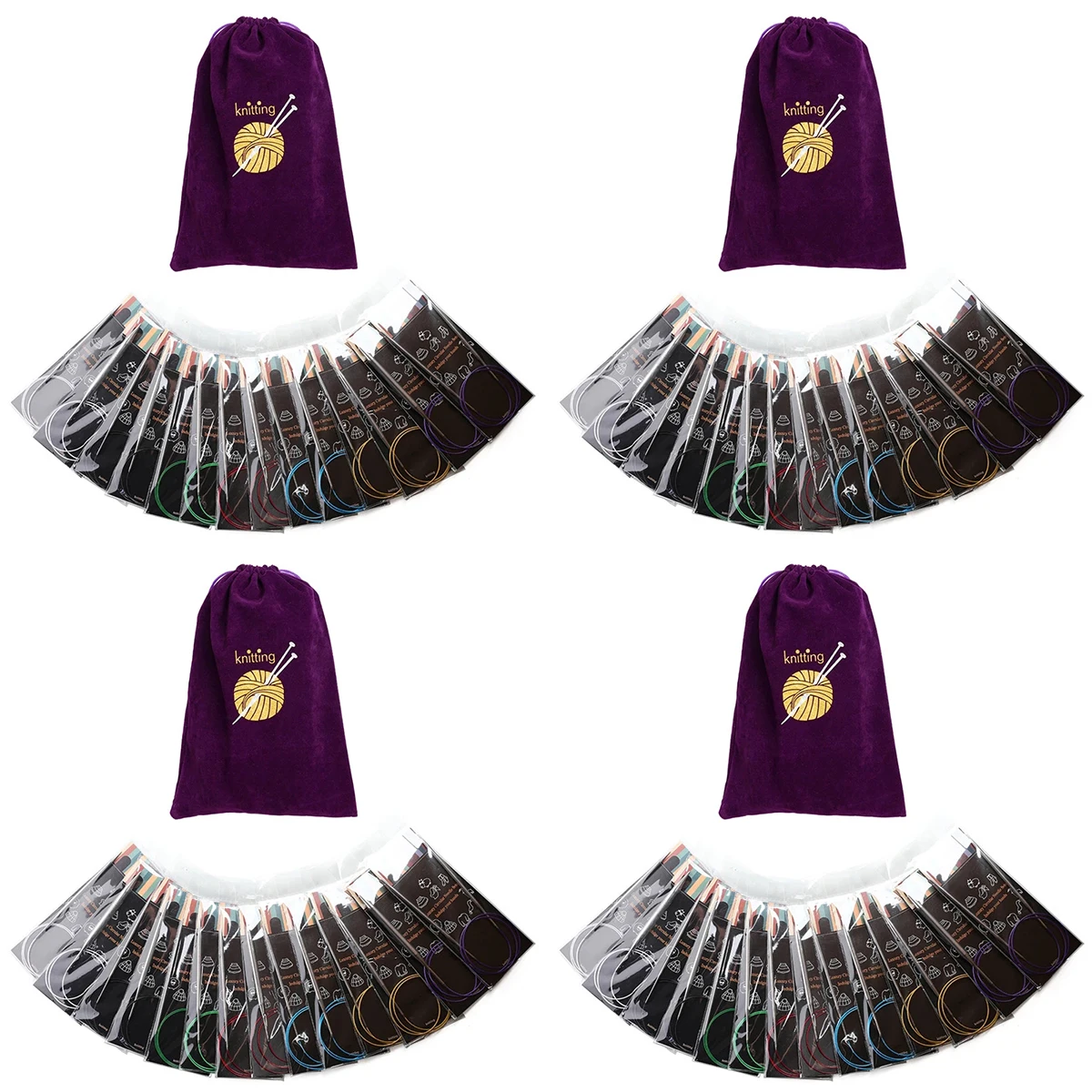 

14 шт., Набор круглых спиц из нержавеющей стали, 2,25-10,0 мм