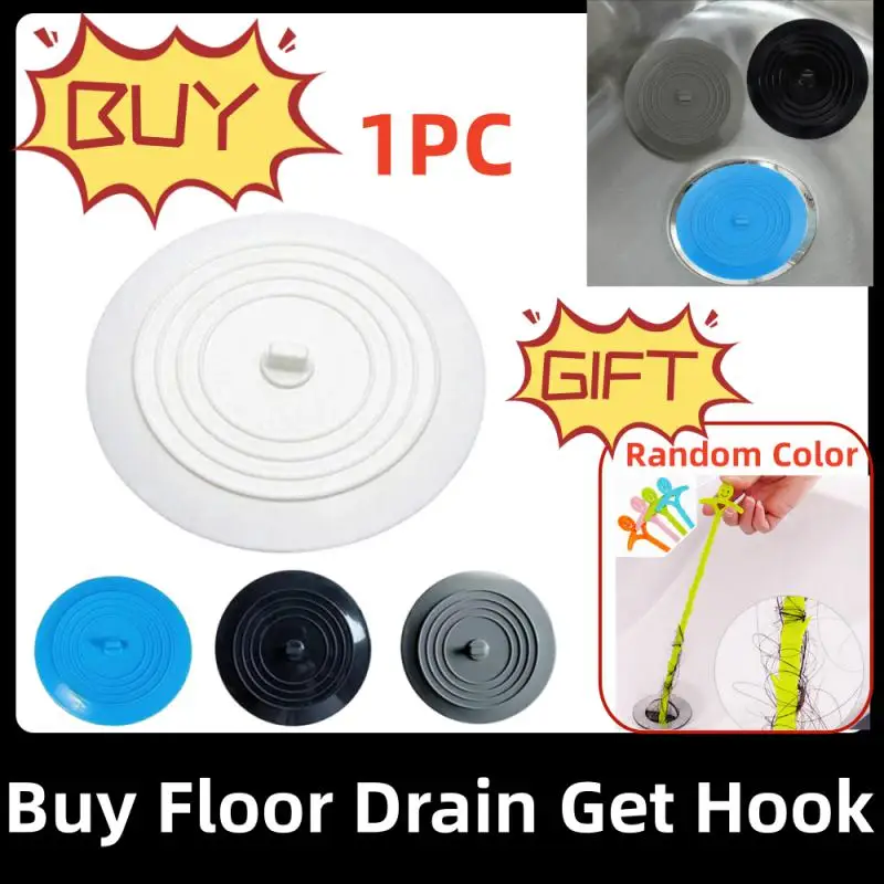 

15cm Large Silicone Bathtub Stopper Leakage-proof Drain Cover Sink Hair Stopper Tub Flat Plug Stopper Bathroom Accessories