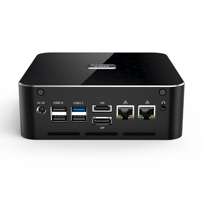 Фото Высокопроизводительный игровой мини-ПК, Ryzen R7 7840HS 8845HS, DDR5, Dual PCIe4.0, Dual 2.5G LAN, WiFi6, BT5.2, Win11, настольный компьютер №3