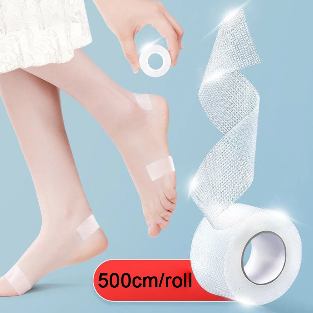 

1 Piece Anti-Wear PE Heel Sticker Tape Heel Patch Waterproof First Aid Blister Pedicure Pad Foot Care, 5M X 2.5CM Per Roll