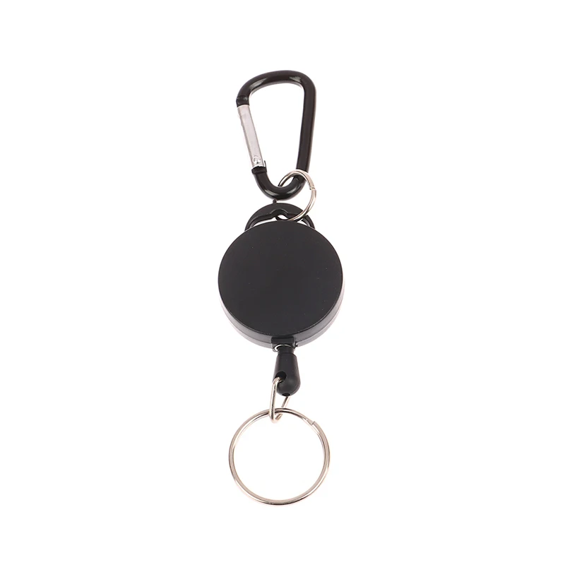 

Retractable Badge Reel for Name Tag Card Metal Pull Retracting Key Chain Ring for Id Card Holders Office Supplies
