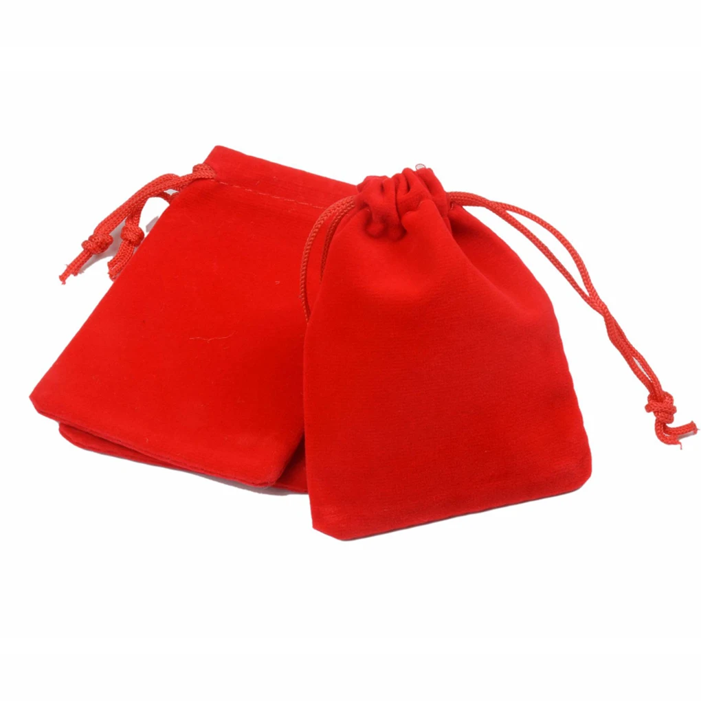 

50 шт., небольшие бархатные Прочные мягкие мешочки для ювелирных изделий, упаковка, ограниченная упаковка, сумки для хранения, свадебный пода...