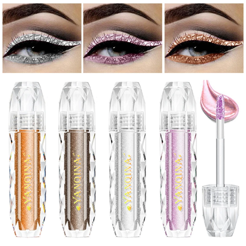 

Eye Silkworm Cosmetics Bright Flash Glitter Eye Shadow Liquid Shinning Luminous Eyeshadow Shimmer Diamond Shadows Eyes Makeup