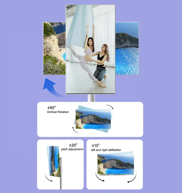 21 5-дюймовый смарт-телевизор портативный ЖК-экран Android BestieTV подвижный телевизор Me