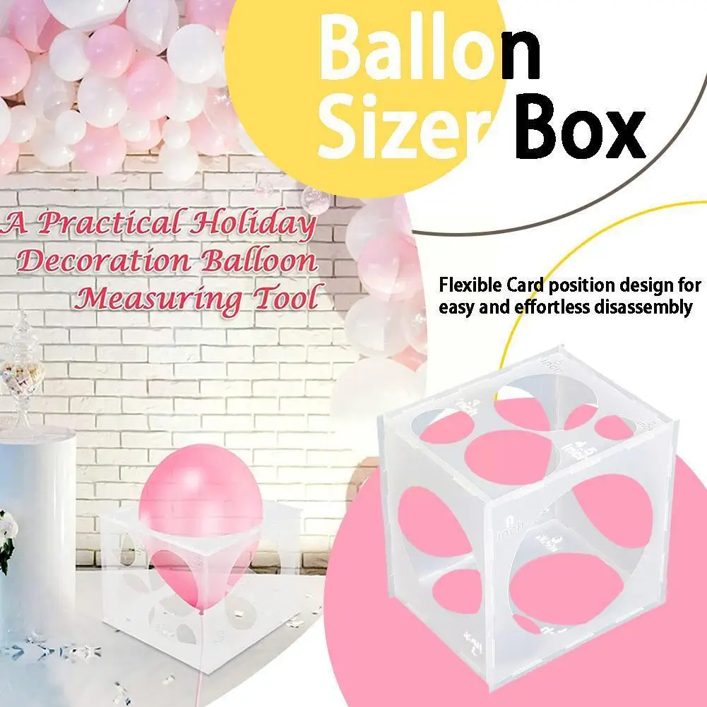 

Ballon Sizer Box Balloon Measuring Ballon Baloon Arch Balloon Accessories Wedding Baby Party Birthday Garland Shower Decor L6K6