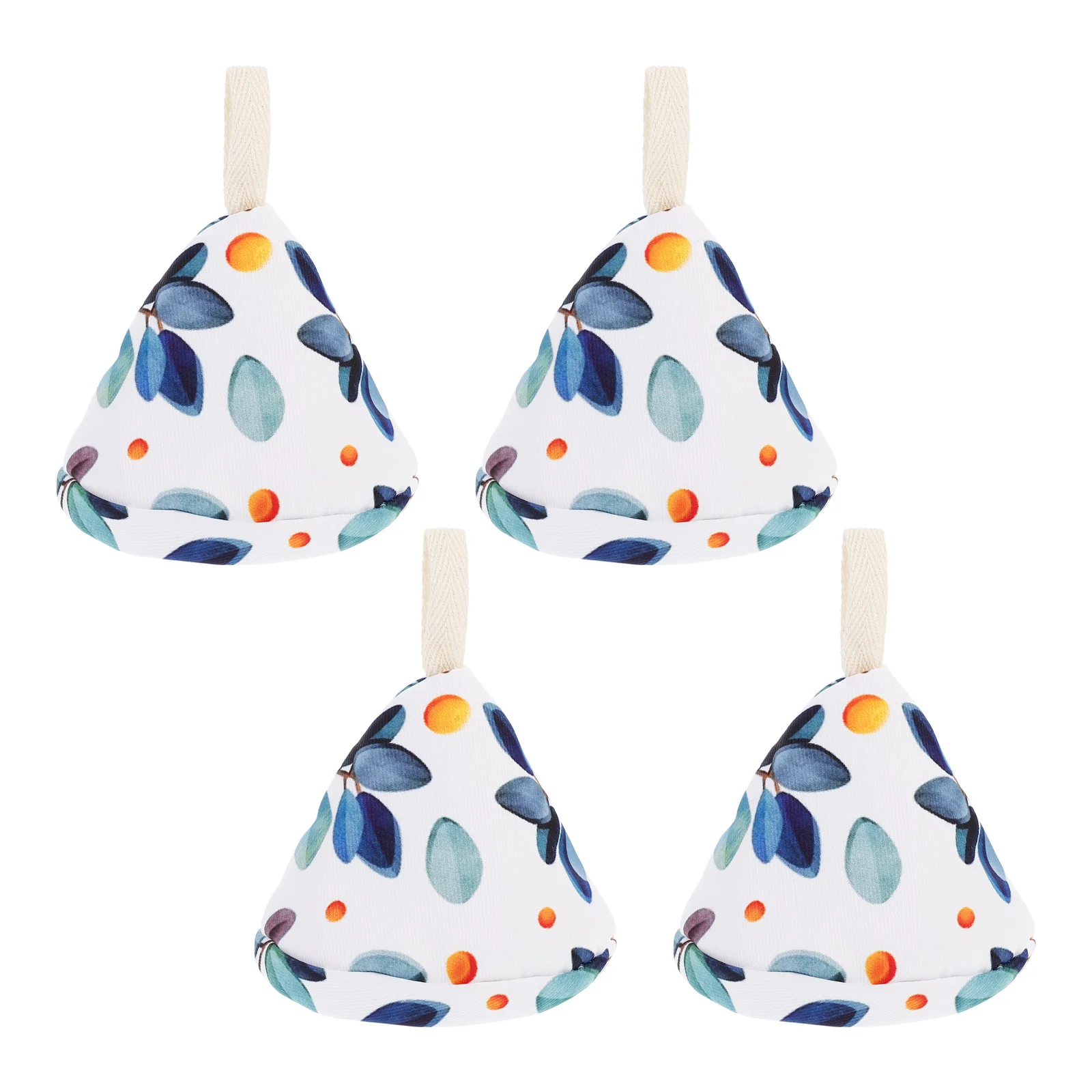 

4Pcs Anti Scalding Pot Protectors Triangular Pot Lid Covers Kitchen Pot Accessories (Assorted Color)