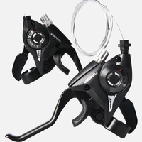 mountain bike finger dial transmission controller conjoined finger dial integrated brake lever governor riding accessories