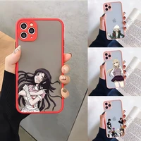 anime danganronpa phone case matte translucent for iphone apple 12pro 13 11 pro max mini xs x xr 7 8 6 6s plus se 2020 cover