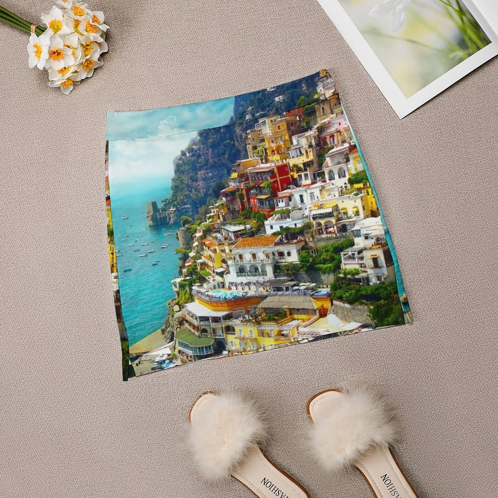 Positano Юбки для путешествий и фотографии Женская мода 2022 брючная юбка мини-юбки