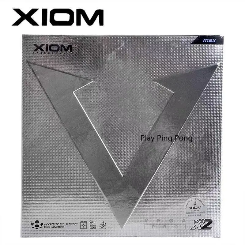 

Original XIOM VEGA PRO Table Tennis Rubber Loop non-sticky Pimples In with Sponge Ping Pong tenis de mesa