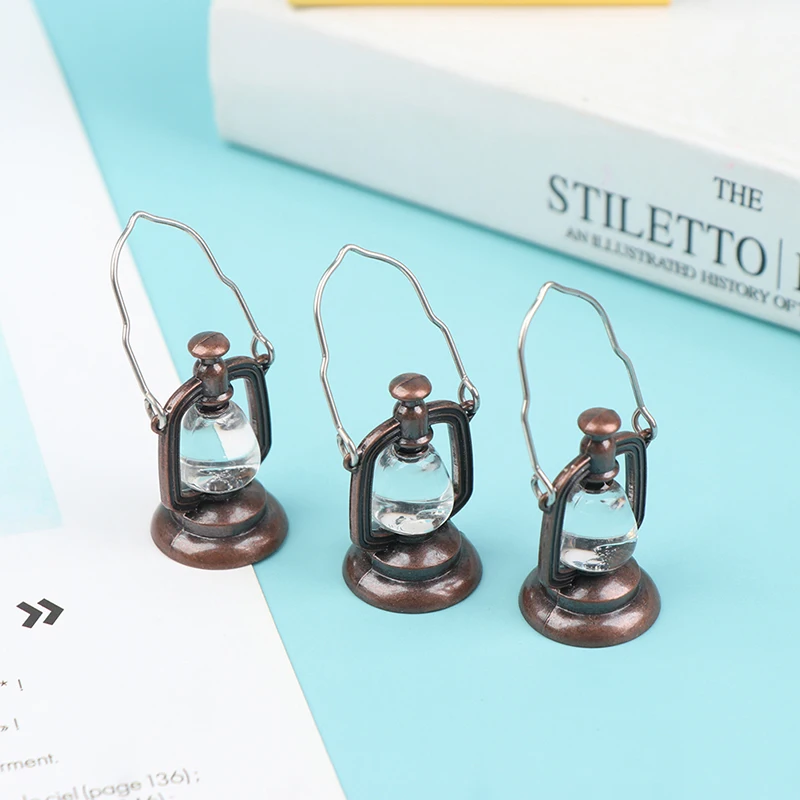 

1 шт. миниатюрная масляная лампа для кукольного домика 1:12, миниатюрные украшения, модель микора, детская игрушка «сделай сам», аксессуары дл...