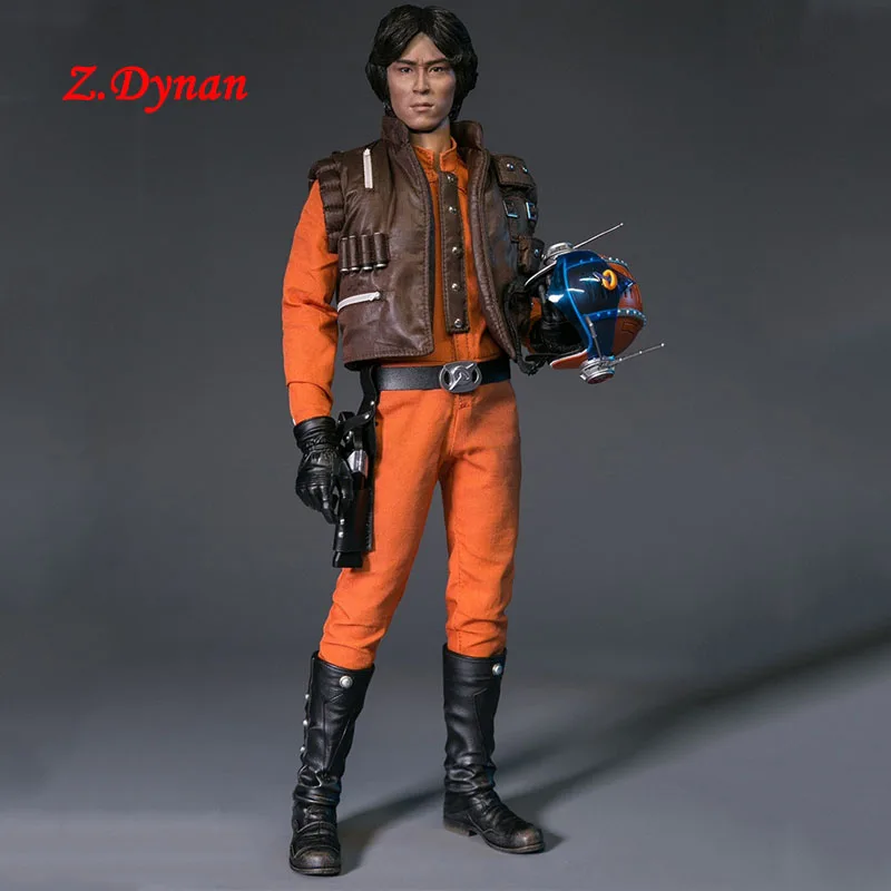 

VM-045 1/6 Male Soldier Hero with Helmet Orange Suit Weapon Model for 12 Inch Action Figure Whole Set Doll