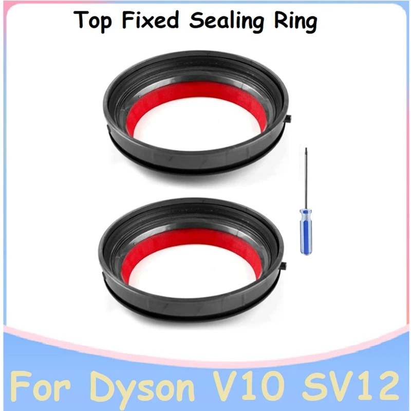 

3PCS For Dyson V10 SV12 Vacuum Cleaner Top Fixed Sealing Ring Dust Bucket Spare Part