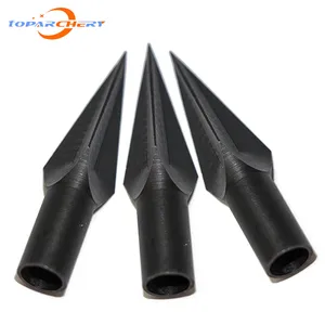 Наконечники стрелок 170 зернистых высококачественных наконечников для стрельбы из лука с широкой головкой для деревабамбука, острые охотничьи стрелки 8 мм, деревянные и бамбуковые стрелы