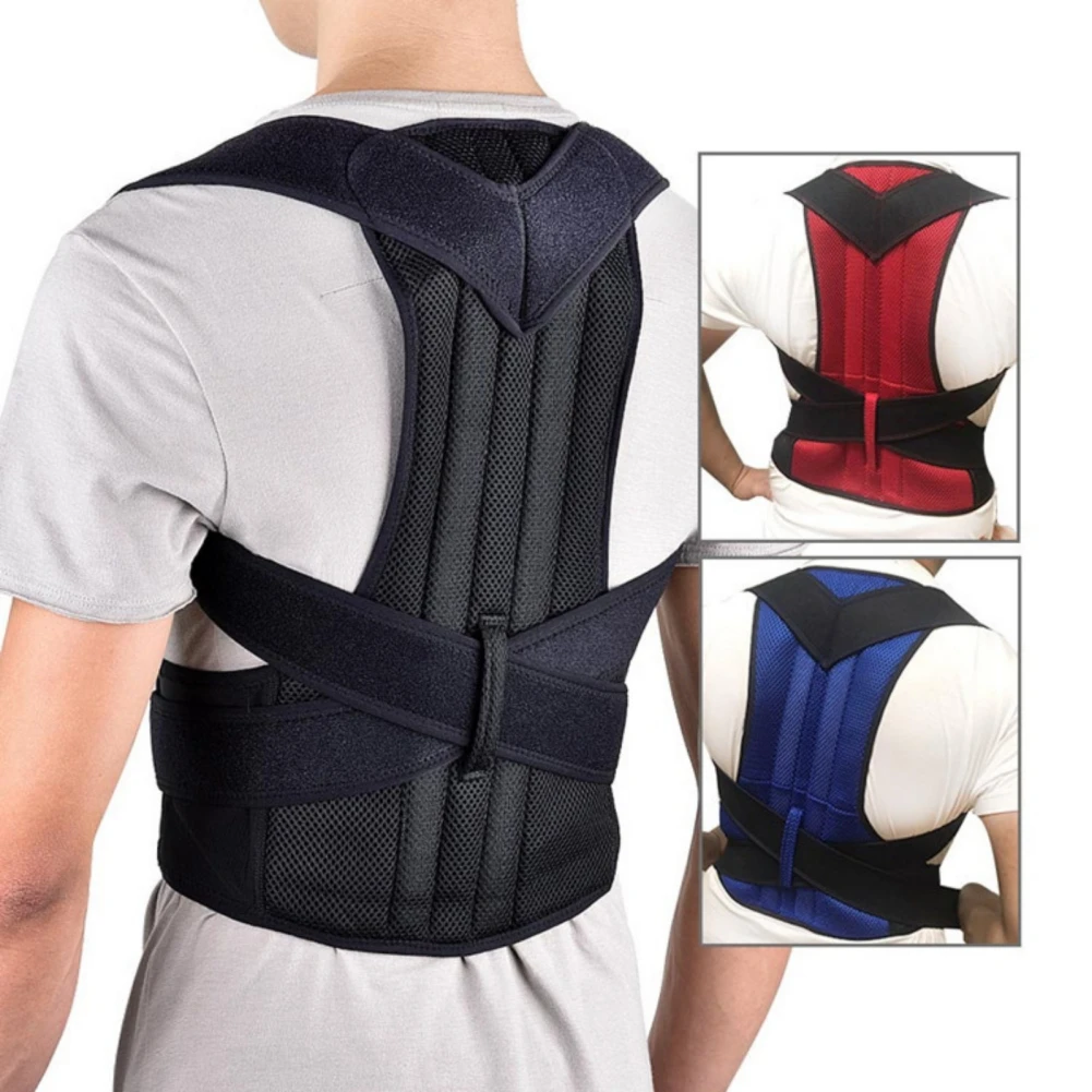 

Adjustable Posture Corrector Back Support Shoulder Back Brace Posture Correction Spine Men Women Universal Postural Fixer Tape