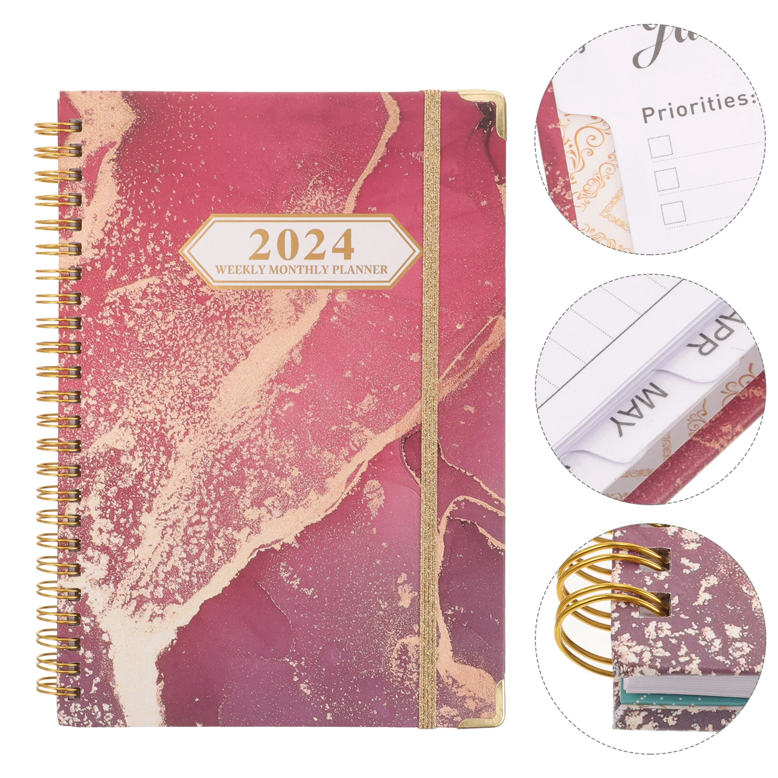 

Coil Notebook Notebooks College Ruled Planning Spiral Notepad Sports Planner Paper Pads