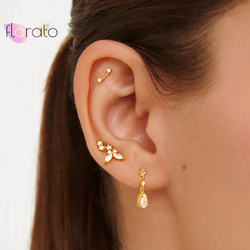 Рисунок 4 - Женские серьги-гвоздики из серебра