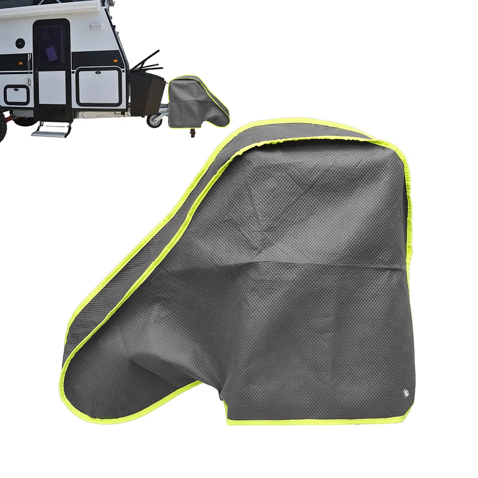 

Чехол для автомобильного прицепа ветрозащитный и анти-УФ чехол для кемпера Зимний снег Универсальный Дышащий пылезащитный Дождь Снег пыле...