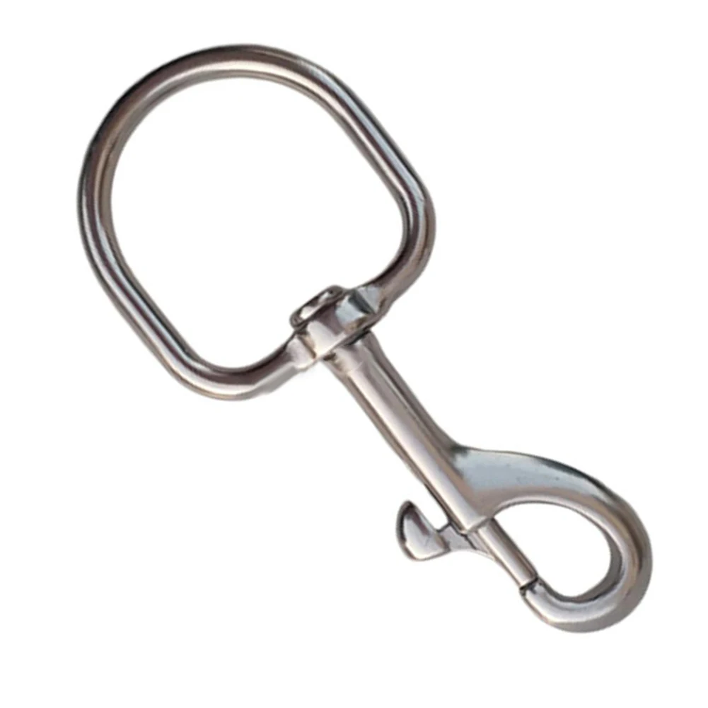 

Clasps Hook Swivel 103*45mm 316 Stainless Steel About 48g Bolt Diving Eye Flag For Hook Keyring Scuba Snap Newest