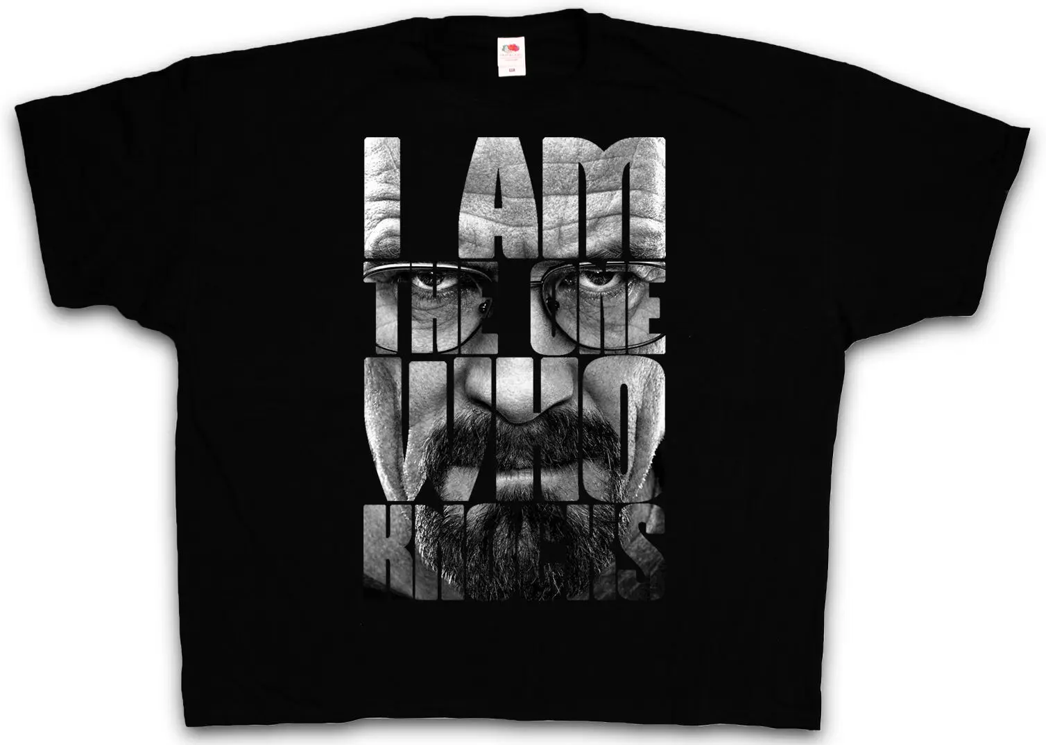 Футболка с надписью THE WHO KNOCKS размеры 4XL и 5XL