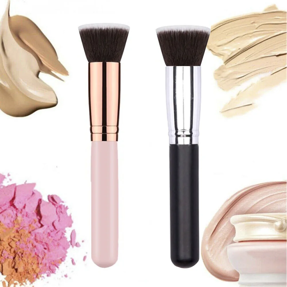

Sdotter Makeup brushes Powder Concealer Blush Liquid Foundation Face Make up Brush Tools Professional Beauty Cosmetics Pink Blac
