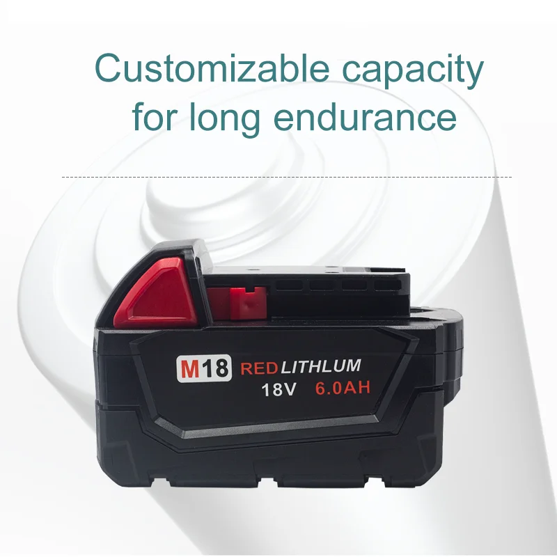 

18V 6.0Ah Replacement Lithium Battery For Milwaukee M18 Power Tool Ion 18V Batteries 6000mAh For Cordless Drill Tools
