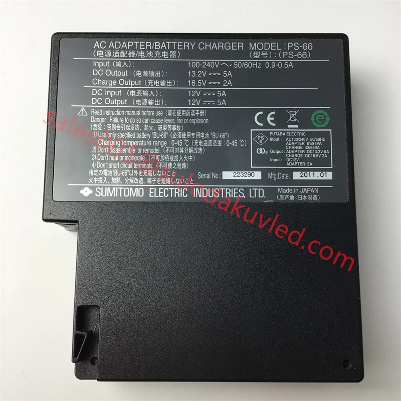Original New PS-66 AC Adapter for Type-39/ T-39  T-66 Fiber Fusion Splicer Welder AC Adapter