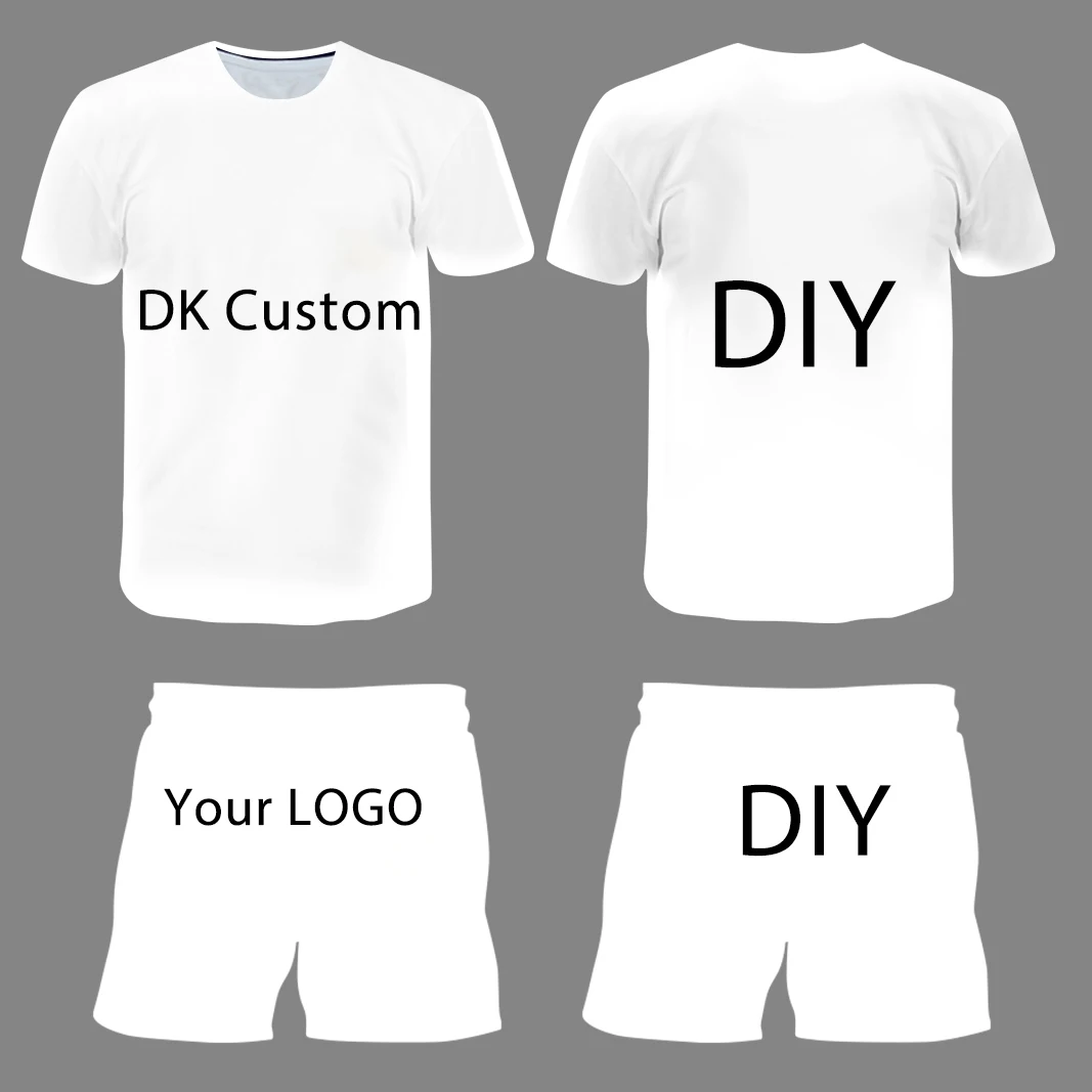 

DK Прямая поставка дизайнерский фирменный логотип/изображение/персонаж DIY Индивидуальный спортивный костюм комплект для мужчин/женщин детс...