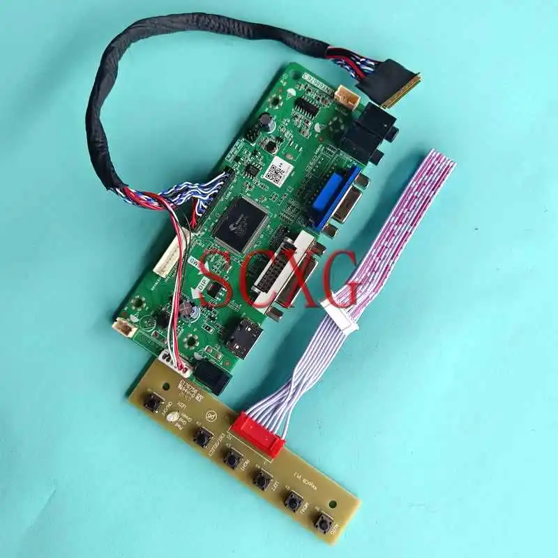 

Laptop Display Screen Controller Board Fit LTN156AT35 LTN156AT36 HDMI-Compatible DIY Kit LVDS 40-Pin VGA DVI 1366*768 15.6"