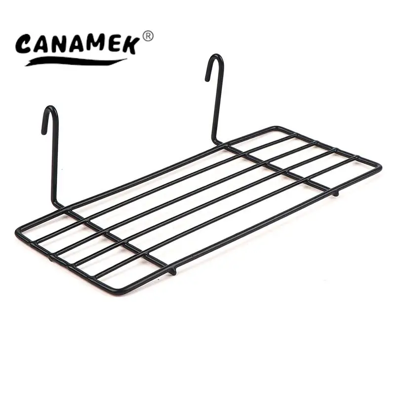 

Iron Grid Decor DIY Hanging Rack Wall Display Art Storage Box Basket Mesh Shelf Rack Holder Organizer INS Home Wall Decoration