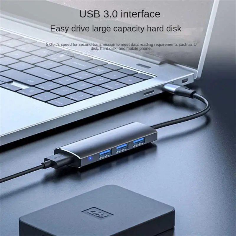 

RYRA 4 In 1 USB3.0 Multifunctional Hub Docking Station OTG Adapter Converter Home Fast Expansion Dock For Computer Laptop