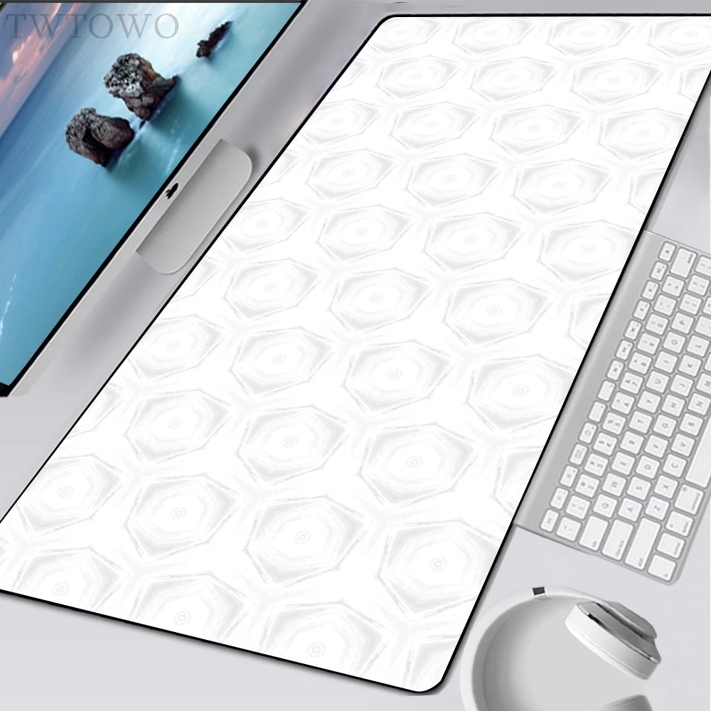 

White Beautiful Design Mousepad XXL New MousePads Desk Mats Natural Rubber Office Soft Laptop Carpet Desktop Mouse Pad Mouse Mat