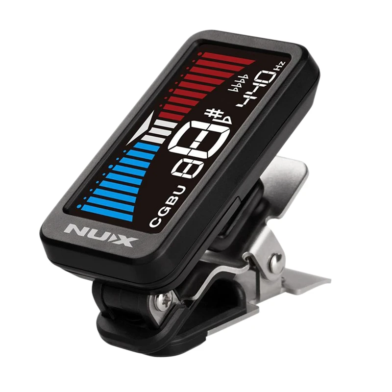 

NUX Nu-Tune Guitar Tuner Clip-On High Sensitivity Tuner For Guitar Bass Ukulele Universal Instrument Parts Accessories