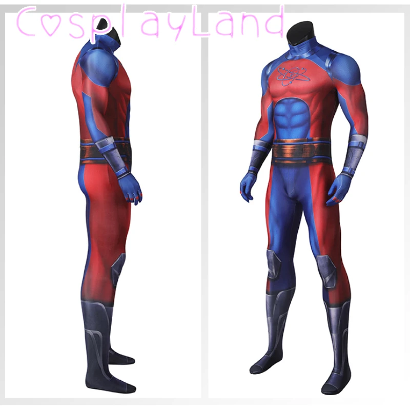 Карнавальный костюм на Хэллоуин черный Адама для косплея Atom Smasher 3d-костюм из