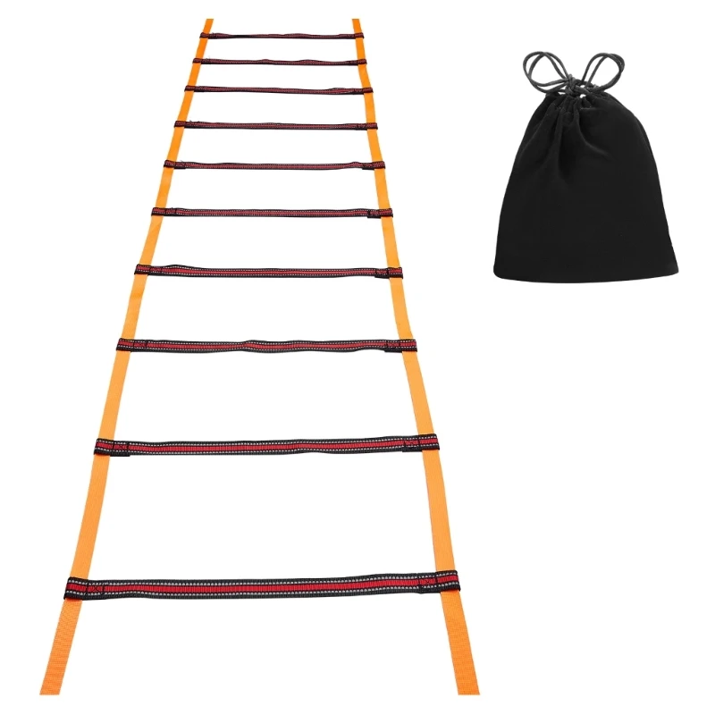 

H58D 5M Agility Speed Ladder Soccer Ball Football Flexibility Training Ladder and Carry Bag for Kid Adult Sport Equipment Set