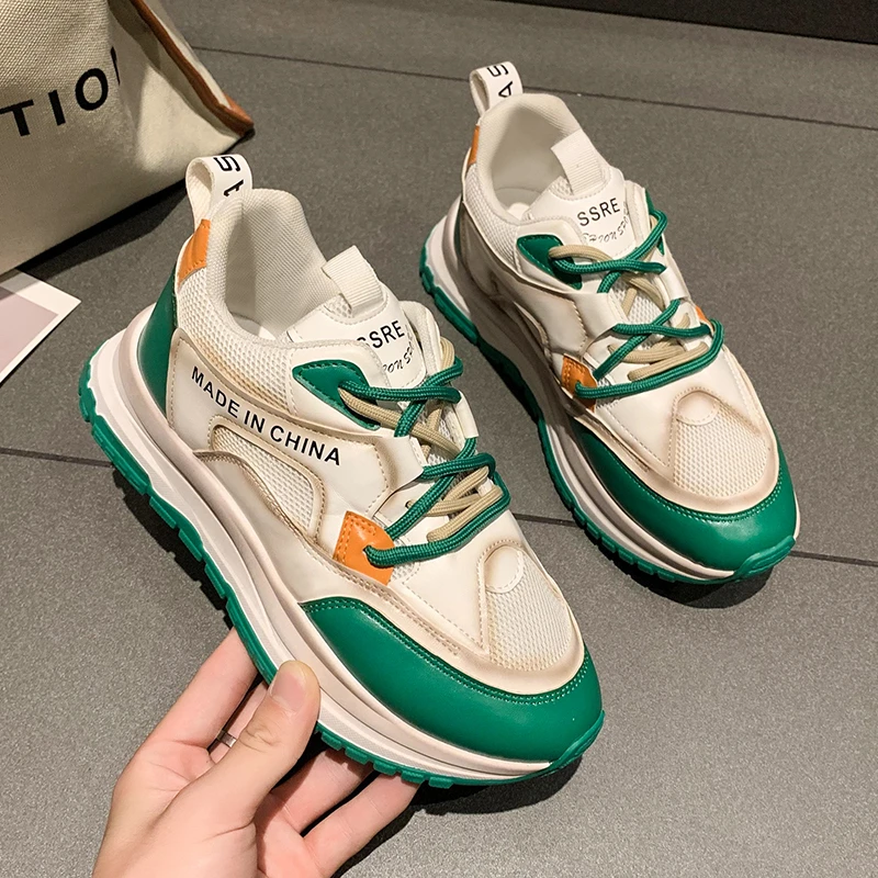 

Women Shoes 2023 Designer Sneakers Fashion Breathable Increase Causal Shoes Female Platform Ladies Summer Sneakers womens shoes