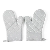 1pair microwave glove bbq oven baking hot pot mitts cooking heat resistant kitchen mittens household microwave gloves