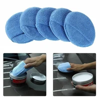 soft applicator microfiber car wax applicator pad polishing sponge for apply and remove wax auto care polish foam sponge