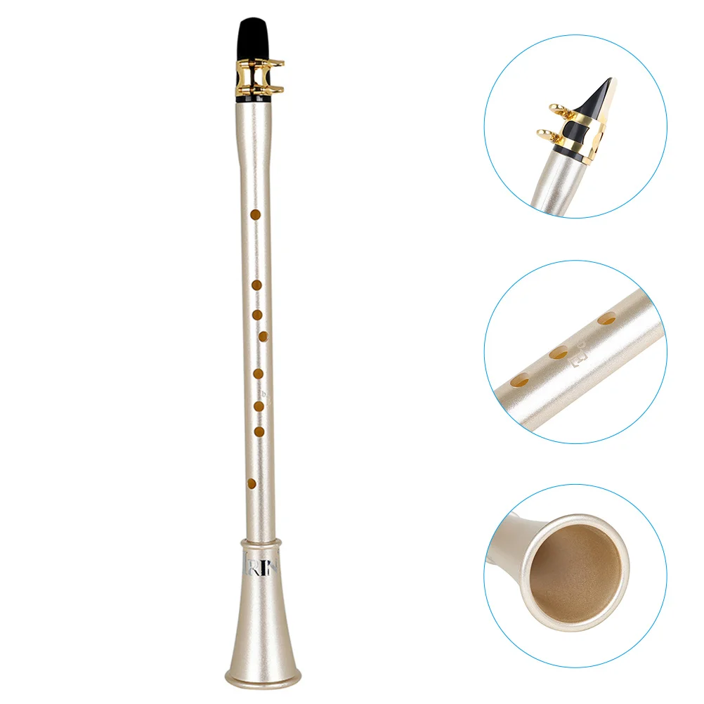 

1 set of Mini Saxophone Portable Instrument Pocket Saxophone for Beginners