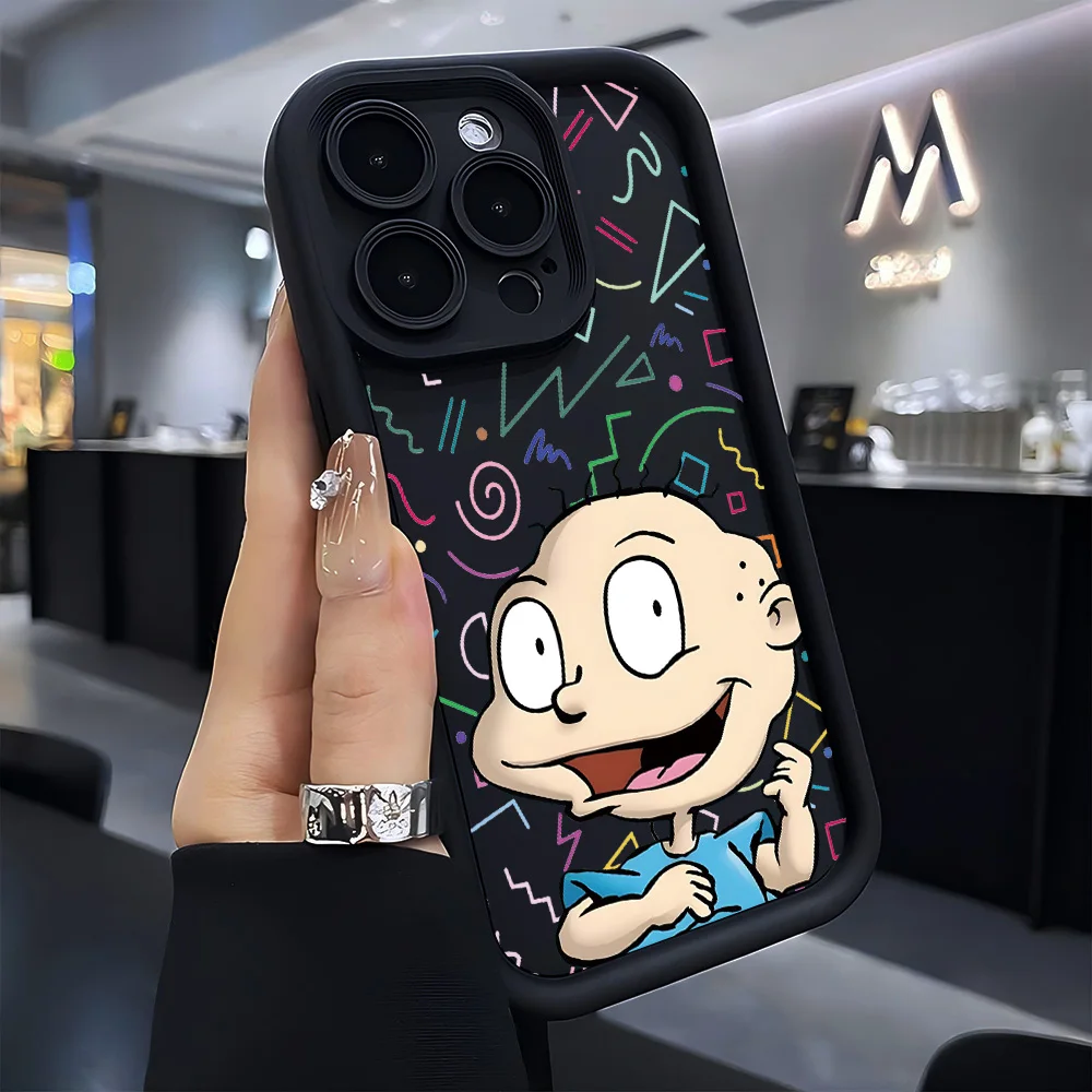 Фото Милый забавный чехол для телефона R-Rugrats для Xiaomi Redmi Note 14 13 12s 12 11 10 9s 9 8 7 A5 Pro Plus 4G 5G, мягкая задняя крышка из ТПУ №3
