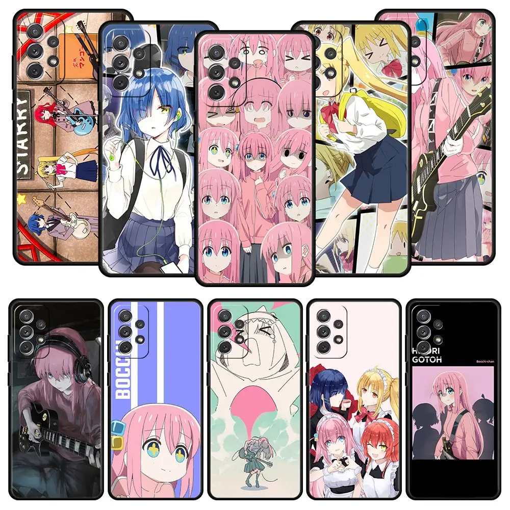 

Cartoon BOCCHI THE ROCK Anime Phone Case For Samsung A13 A51 A71 A41 A31 A21S A11 A03S A12 A32 A52 A22 A23 A33 A53 A73 5G Cover