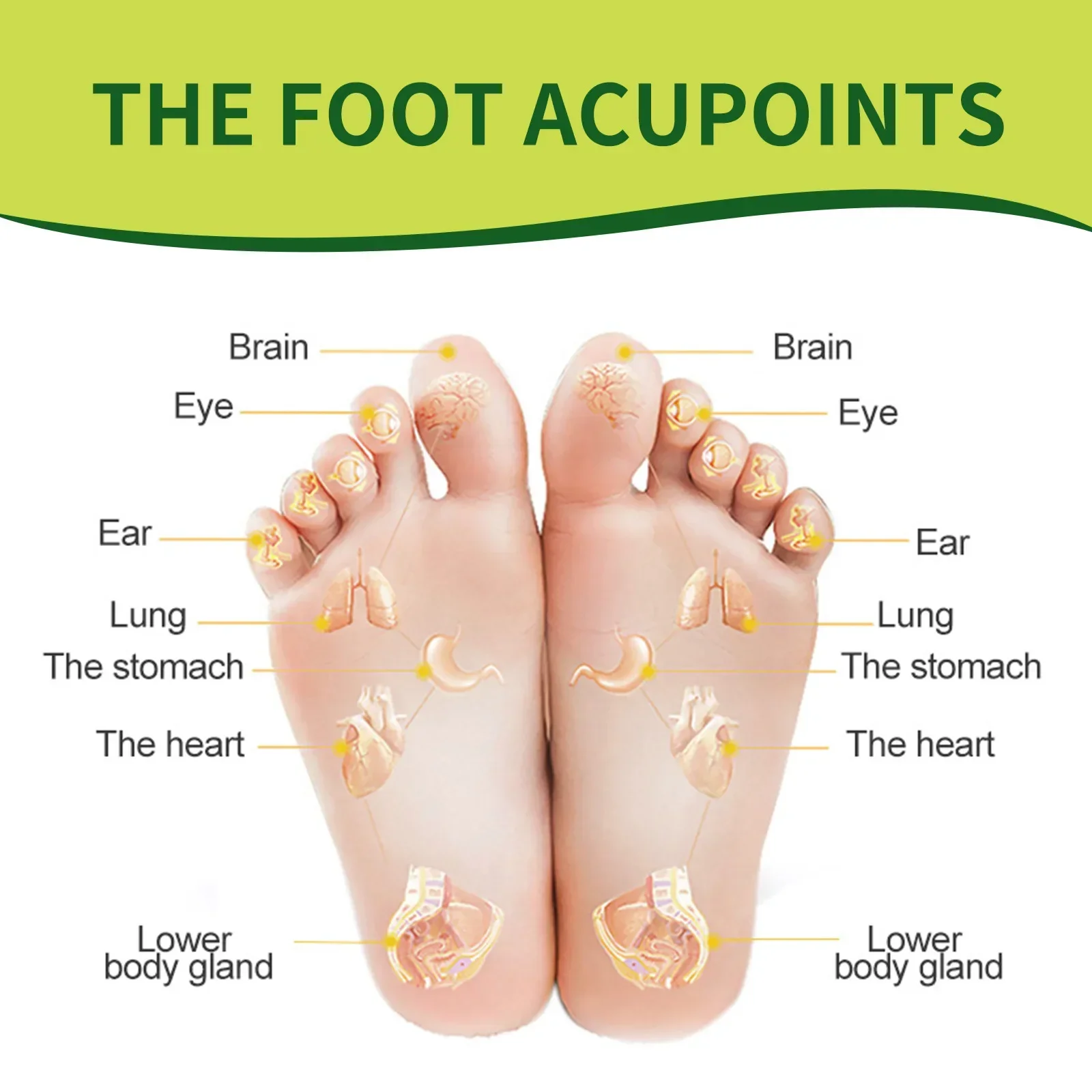 Прокладки для ног улучшают качество сна снимают стресс и боль Имбирные дисперсы